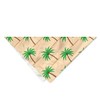 Ambesonne Oasis Pet Scarf, Repetitive Palm Tree, 16" X 16",