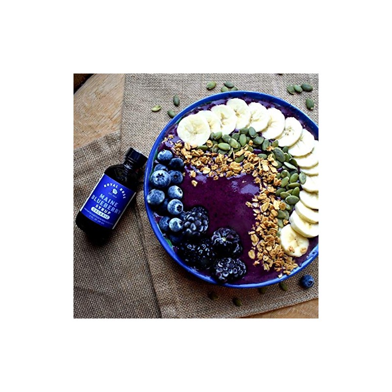 Royal Rose, Wild Maine Blueberry Organic Simple Syrup (8oz)