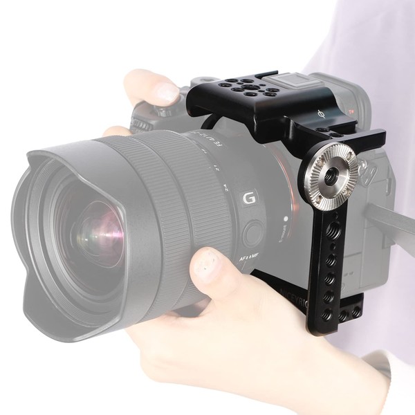 NICEYRIG Aluminum Alloy Camera Cage Rosette Mount NATO Rail Cold