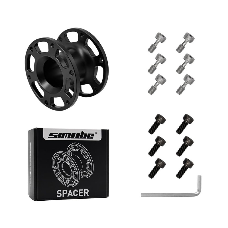 Tanlenki Simube Steering Wheel Spacer for 70mm Bolt Pattern Compatible,