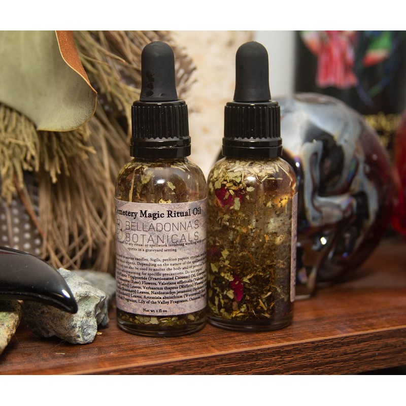 Cemetery Magic Ritual Oil