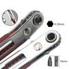ANBOO 2 x Mini Ratchet Wrench Magnetic, Flat Head and