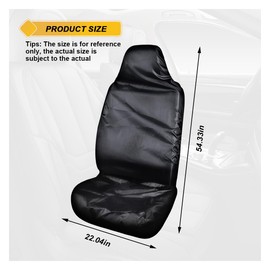 UHANBUT Car Seat Cover Protector, Waterproof Sweatproof Stain Resistant Car Front Seat Cover for Gym, Workout, Swimming & Hiking, Universal Washable Auto Towel Covers for Cars SUVs Trucks (2PCS)