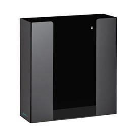 Adir Glove Holder For Wall Mount Holds A Double Box Capacity, Used As Medical Rubber Gloves, Tissue Dispenser For Quick Access In Your Garage, Home, Office, Hospitals, Restaurant (Acrylic)