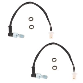 VGOL 2 Set M10x1.25 2 Pin Female Plug Motorcycle Hydraulic Pressure Brake Light Switch Compatible with Honda Compatible with Yamaha Compatible with Kawasaki Compatible with Suzuki