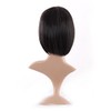 MapofBeauty 12 Inch/30cm Fashion Lady Short Straight Flat Bangs Bob