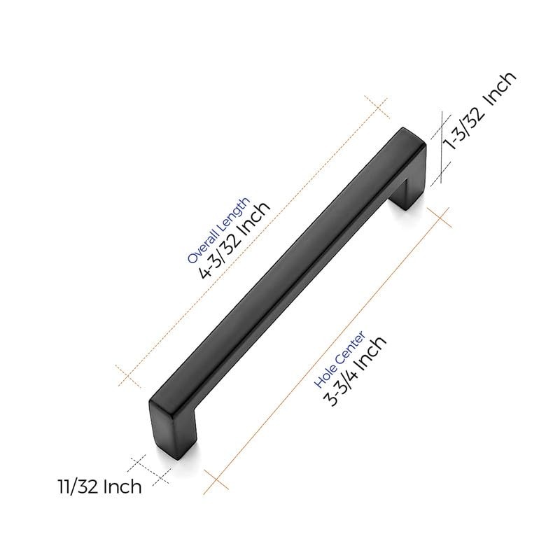 Ravinte 20 Pack Solid 3-3/4 Inch Center to Center Slim