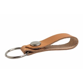 [PLUS EIGHT ONE +81] Tochigi Leather Key Chain, Made in Japan, Men's, Women's, Genuine Leather, High Quality Leather, Gift, beige
