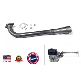 AR 15"  3 Stage Exhaust for Predator 212 & 224. GX160, GX200, Go Kart & mini bikes!
