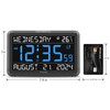 DreamSky Large Digital Clock with Date and Day of Week