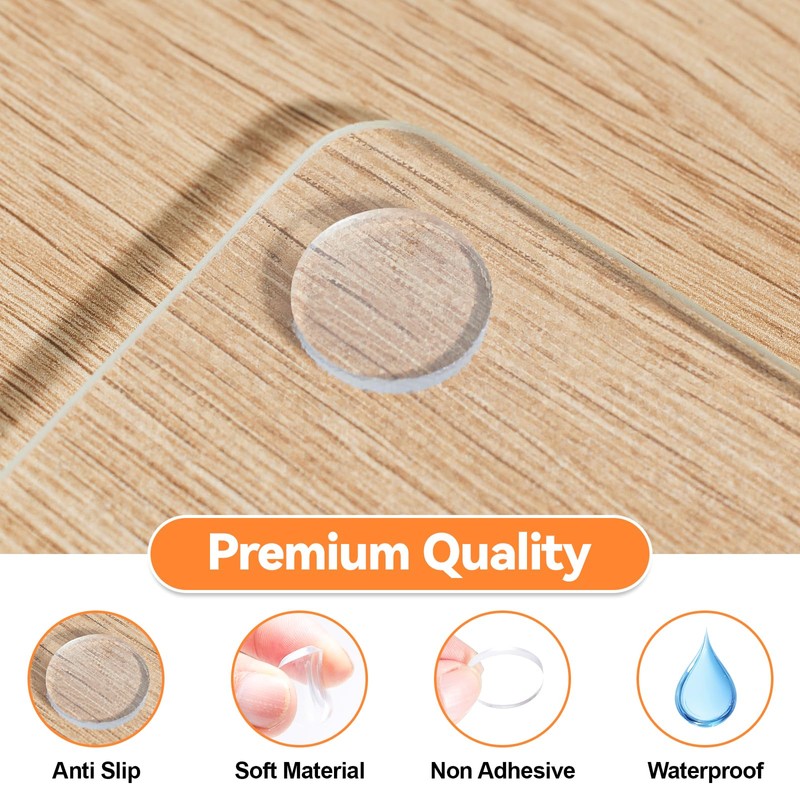 Glass Table Top Anti Slip Pads-Glass Table Top Bumpers, 50PCS