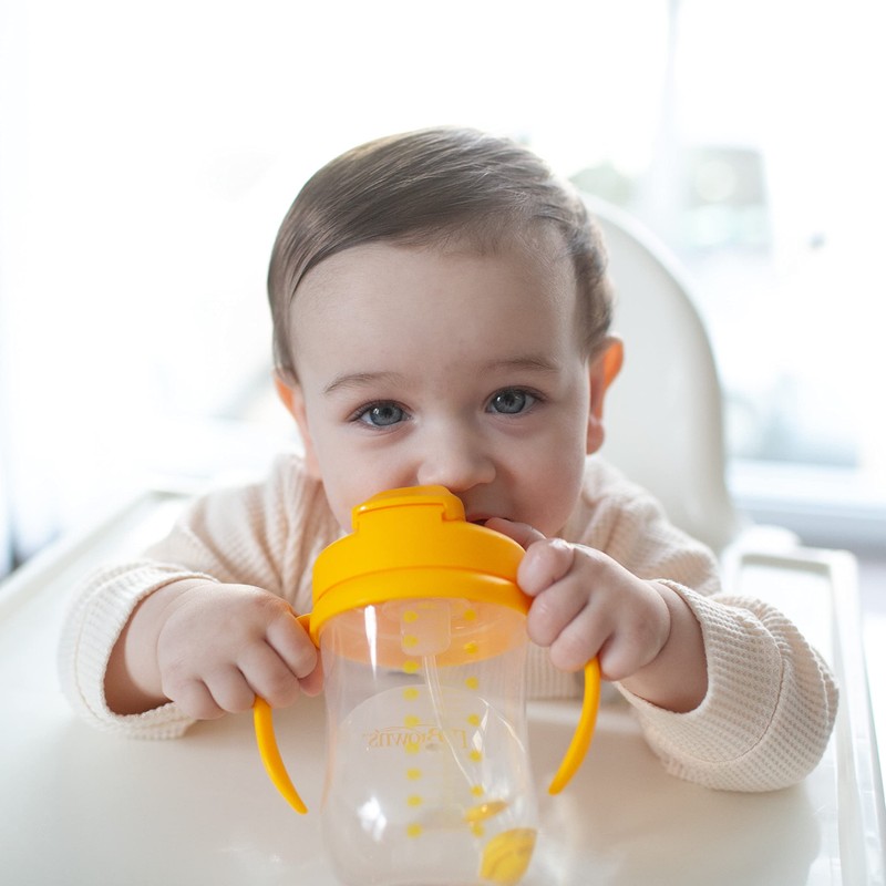 Dr. Brown's Milestones Baby's First Straw Cup, Training Cup with