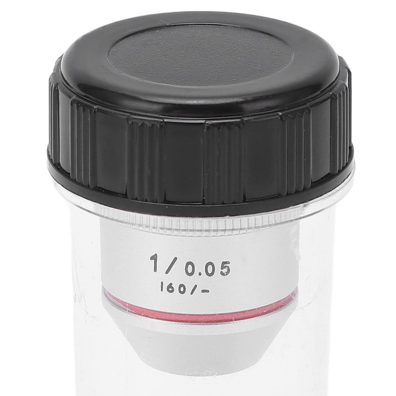 Achromatic Objectives Lens,1X 195 RMS Threaded Biological Microscope Achromatic Objectives