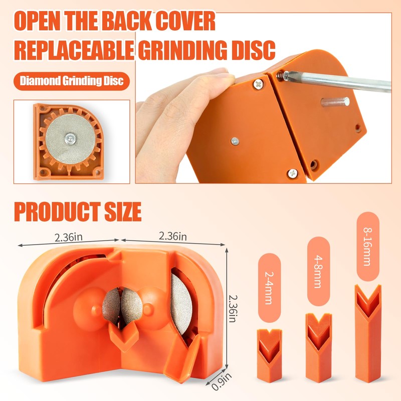 Drill Bit Sharpener, Power Drill Bit Sharpener for All Bits