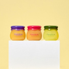 Frudia Honey Pot Lip Therapy High-Moisture Lip Balm 3-Piece Set (Blueberry + Pomegranate + Avocado) / 후르디아 꿀단지 립테라피 고보습 립밤 3종 세트(블루베리+석류+아보카도)