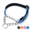 PUROAYET Martingale Dog Collar Wide 2.5CM(0.98inch) Reflective Nylon with Stainless