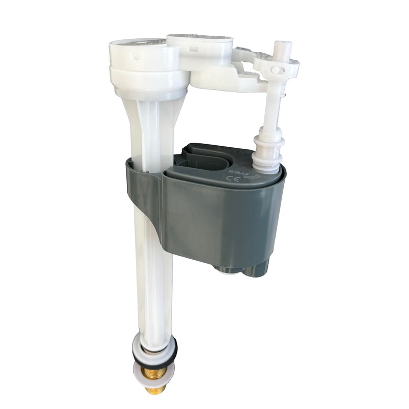 WRAS Toilet Fill Valve 1/2" BSP Brass Thread, 10" Cistern
