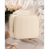 Vlando Large Capacity Travel Cosmetic Bag - Makeup Bag, PU
