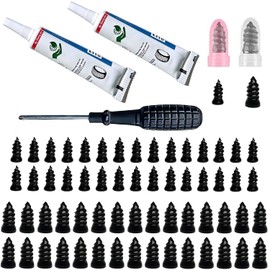 60 Pcs Tire Repair Rubber Nail Kit for Quick Puncture Fixes