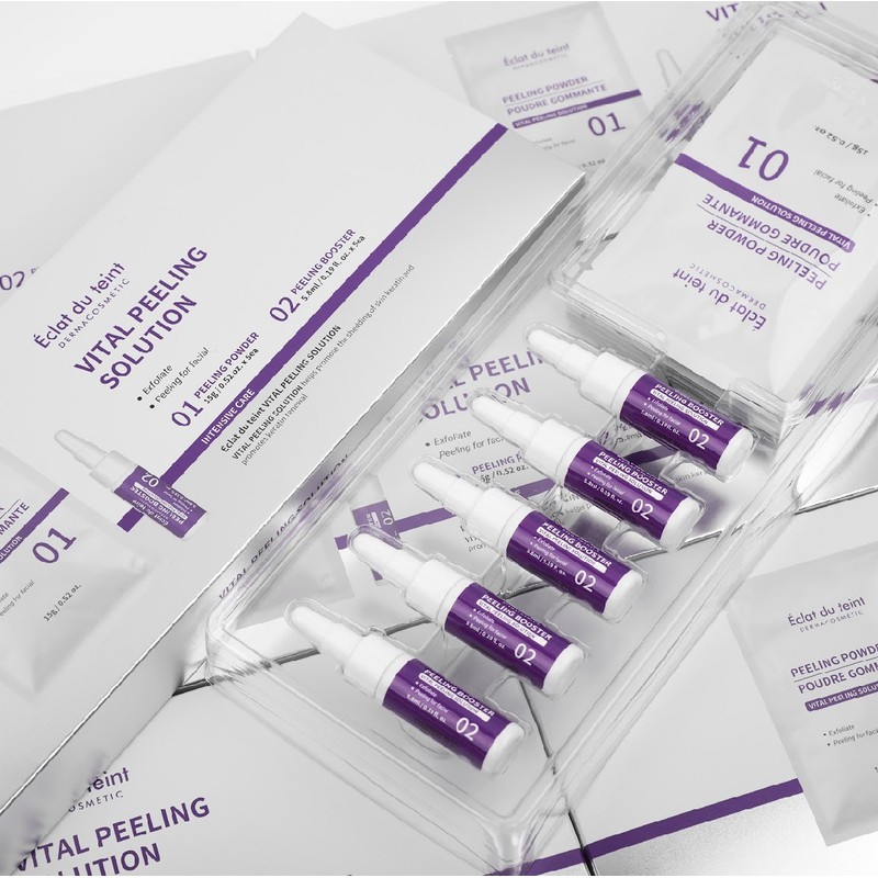 Eclat Dutin Vital Peeling Solution 1box 5ea 💜Vital Peeling Solution