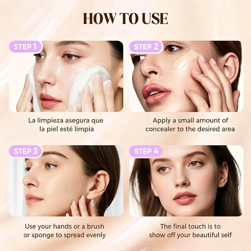 Corrector en Crema Mate Hidratante 2 Unidades – Cobertura Total