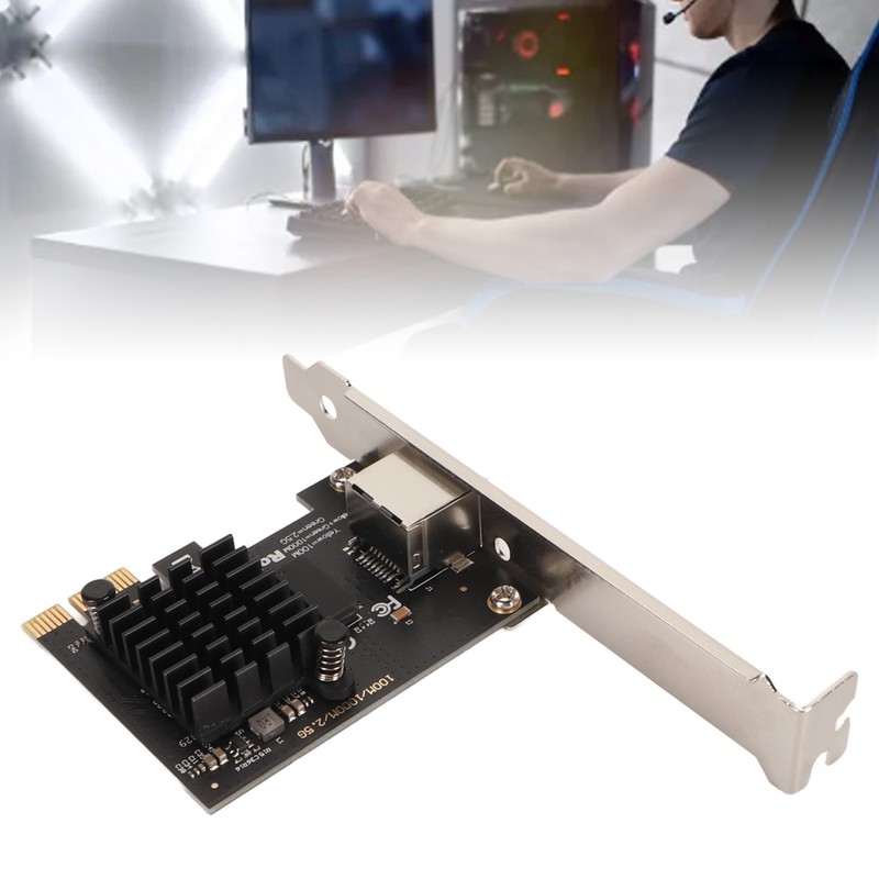 PCIe Network Card 2.5Gbps Remote Wake Up RTL8125 Chip Support