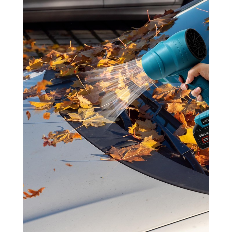 350000 RPM Cordless Leaf Blower -21V Handheld Design Lawn Blowers