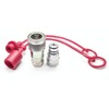 Hydraulic ISO A Quick Release Coupling 3/8" BSP Thread c/w