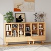YOSHOOT 4 Cube Bookshelf with 1 Drawer - 21.7" Wood