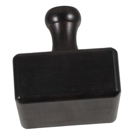 TEHAUX Leather Burnisher Tool with Ergonomic Handle for Sanding Polishing Shaping Leather Edges Durable Craft Tool for DIY Leatherwork Suitable for Various Thicknesses and Projects