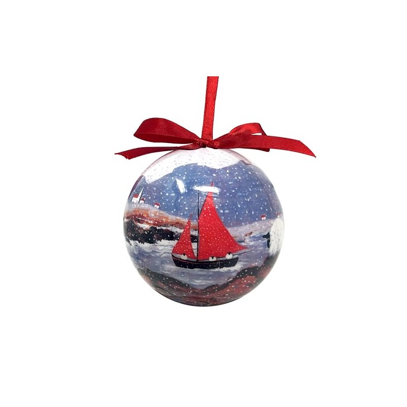 Sheep Christmas Bauble by Thomas Joseph - Ornament Ball Tree