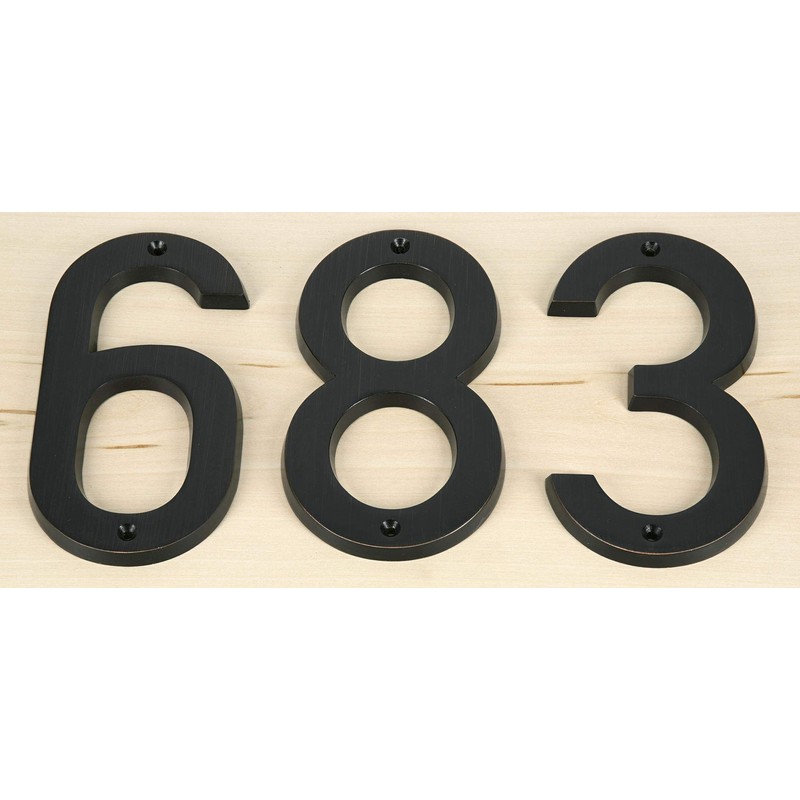 Hillman 844634, 6-Inch Bronze House Number 4, Old World