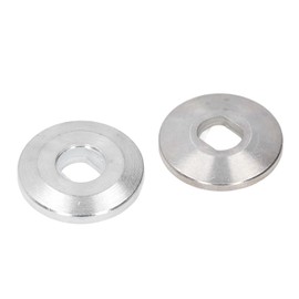 Yctze 2Pcs Premium Carbide Cutting Machine Pressure Plate & Bearing Block for 10in Aluminum Miter Saw, Multifunctional Blade Flange & Clamp Washer Set for Precise Cutting