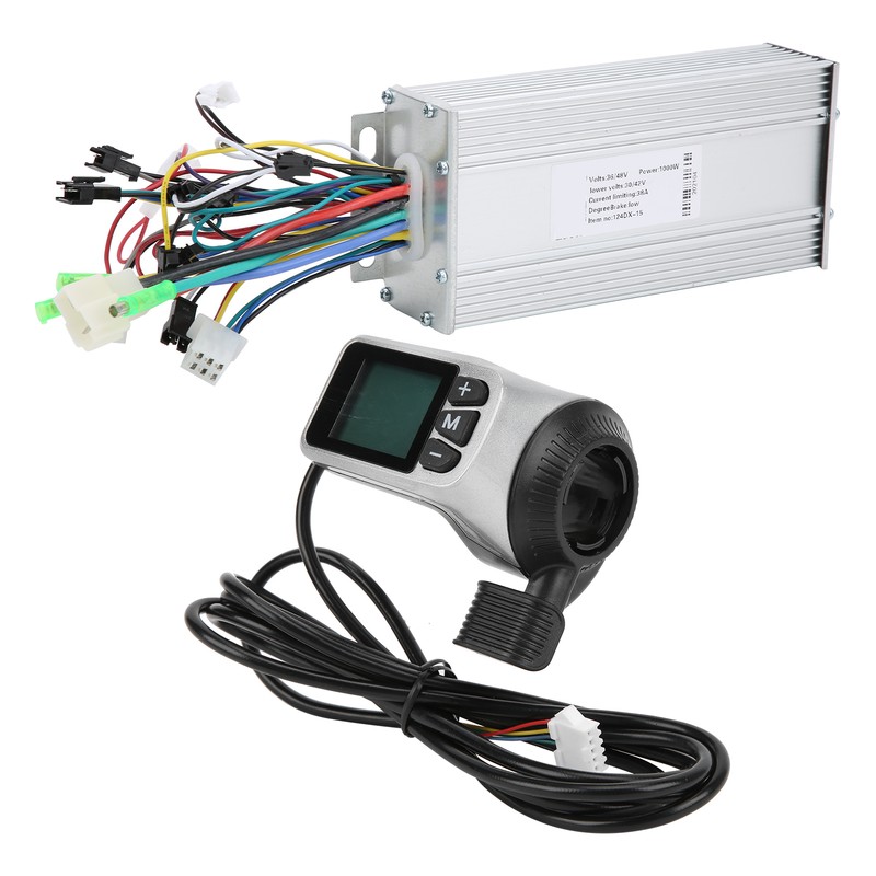 36V/48V 1000W 124DX Brushless Motor Controller Box LCD Display for