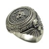 Sagittarius Sterling silver 925 memento mori zodiac skull horoscope men’s