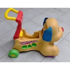 Fisher Price Perrito Andadera Bebé Luz Sonido Correpasillos Café Claro (Usado)