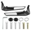 CADUFUELLY Motorcycle Mirrors Universal Adjustable 10MM 8MM, Motorcycle Wind Wing