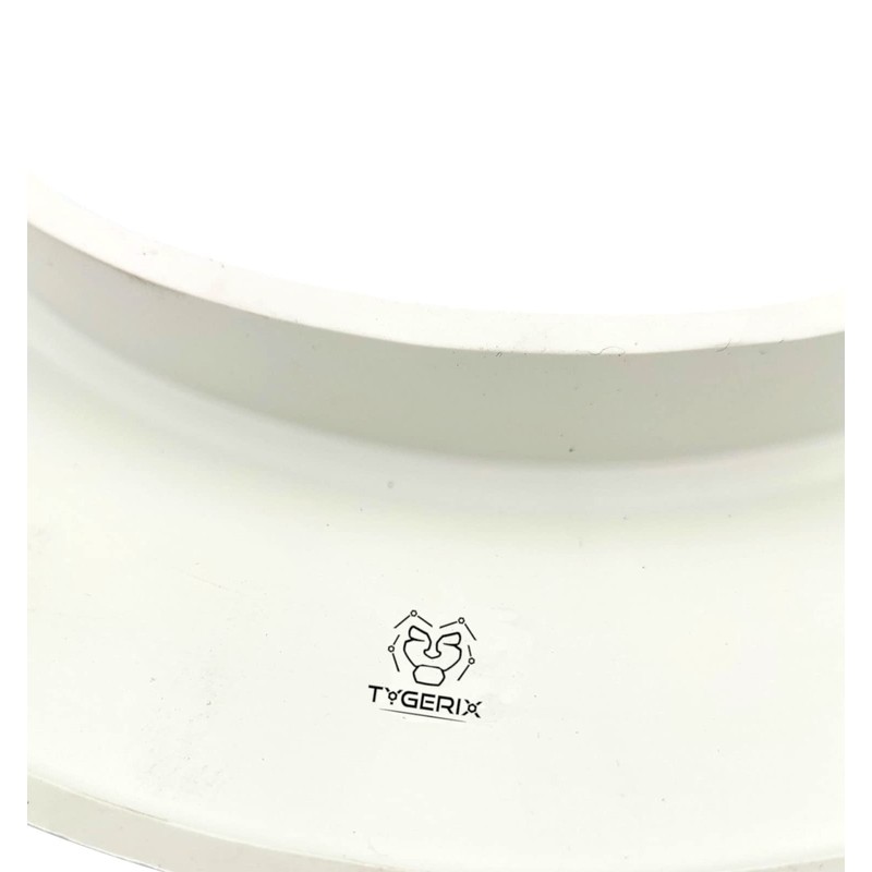 TYGERIX® White EPDM Rubber Rosette Cover for Pipes of 120