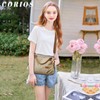CORIOS Women Canvas Shoulder Bag Large Crossbody Bag Casual Handbag