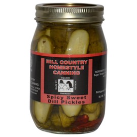 Texas Hill Country Spicy Sweet Dill Pickles 16oz