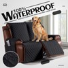 KinCam Waterproof Loveseat Recliner Cover, Non-Slip Reclining Couch Covers for