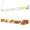 55" Food Heat Lamp, 1400W Commercial Electric Strip Heater, Silver