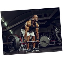 iplusmile 1 Pair Fitness Wrist Wraps for Weightlifting Durable Exercise Tool with Padding for Grip Support for Bodybuilding Dumbbell and Barbell Training Black