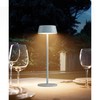 Aipsun Blue Rechargeable Table Lamps Set of 2, Battery Operated