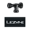 Lezyne Control Drive CNC CO2 Pump Head Black Glossy Co2