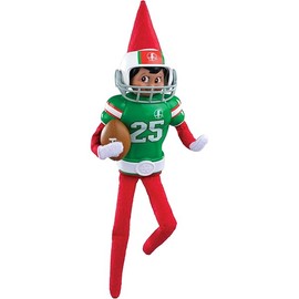 The Elf on the Shelf Claus Couture Touchdown Tidings Set - Help Your Scout Elf Find Their Inner Athlete-Includes Molded Muscle Shirt, elf-Sized Helmet and Mini Football!