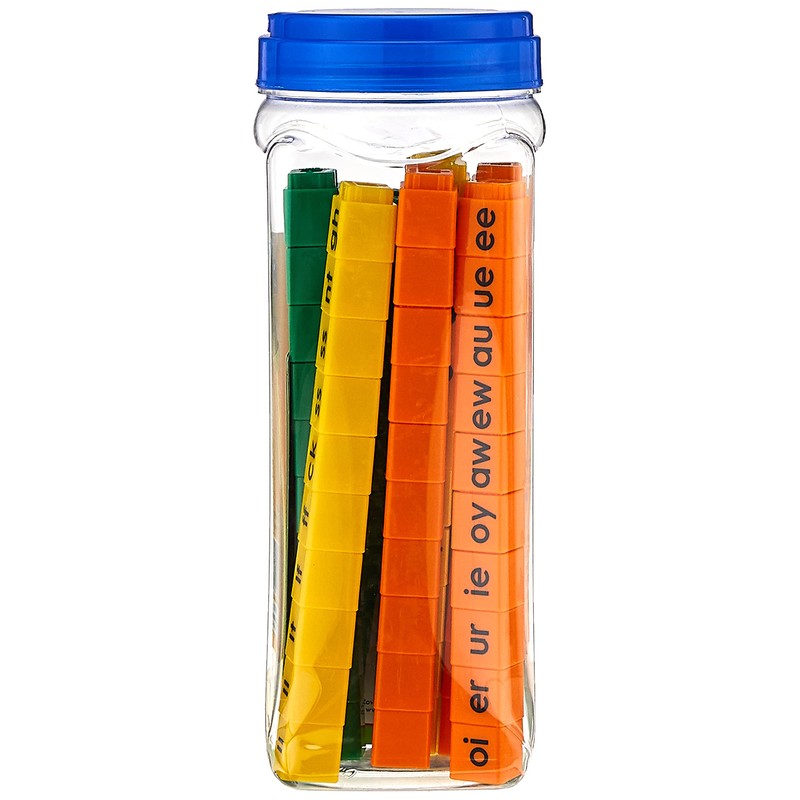 Didax Educational Resources Unifix Letter Blends Cubes Set Medium