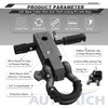 AUTMATCH Shackle Hitch Receiver 2 Inch - 3/4" D Ring