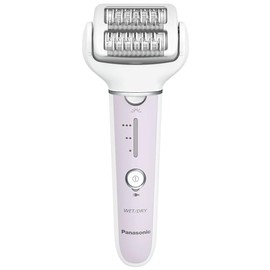 Panasonic Depiladora con tapa suave, herramienta de depilación eléctrica para el hogar, 3 ajustes de velocidad, secado húmedo, lavable - ES-EY30
