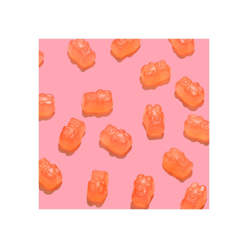Pink Gummy Bear High-Content Biotin Multivitamin Plant-Based Vegan Gummies 4